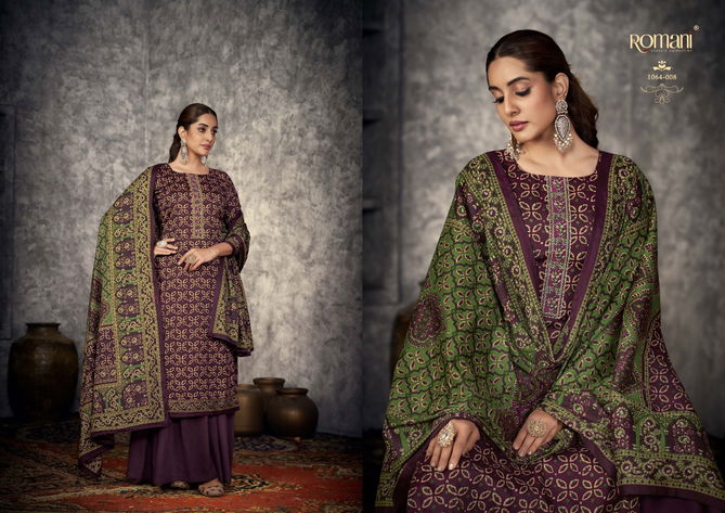 Romani Afreen Winter Wear Wholesale Pashmina Dress Collection
